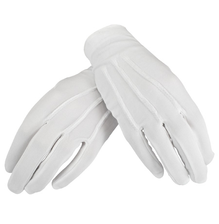  Victorian Regency Old West Edwardian Mens Accessories White Synthetic Gloves |Antique Vintage Fashioned Wedding Theatrical Reenacting Costume |